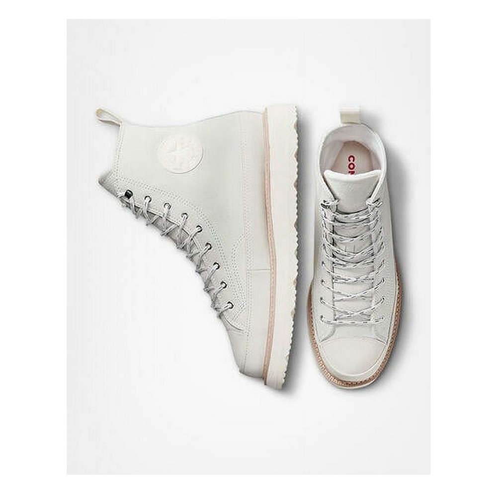 Converse Chuck Taylor Crafted Leather Terrain Boot in Egret 173212C 9.5 - Picture 3 of 10